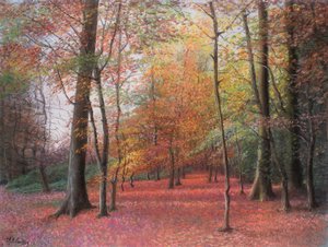 Ormanda Sonbahar, 1999 (pastel)